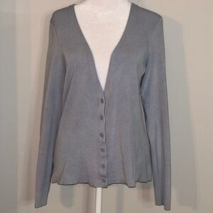 LOFT Sky Blue Cardigan Size Medium​​